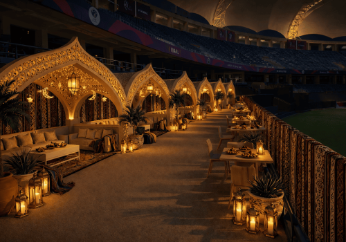 ATHOOR -STADIUM RAMADAN TENT - NIGHT SHOT